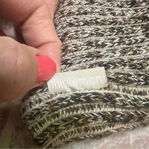 Lululemon Athletica Black/Brown  and Cream Knit Beanie main image 6